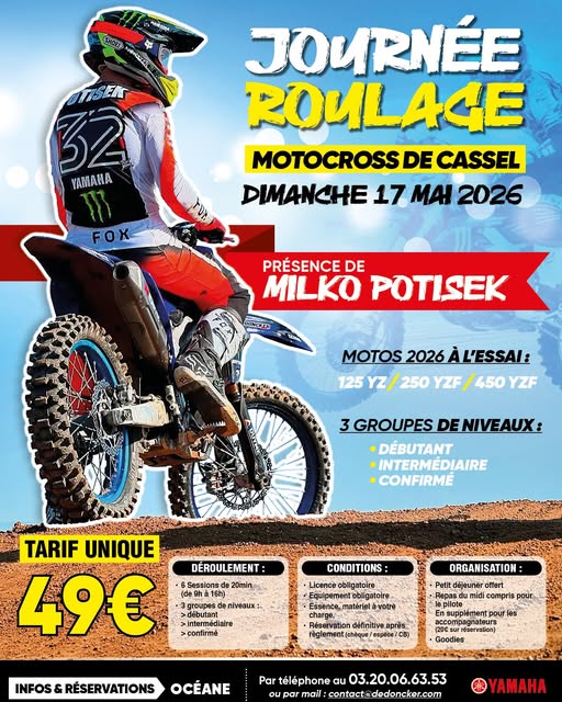 Roulage Cross à Cassel avec De Doncker Moto